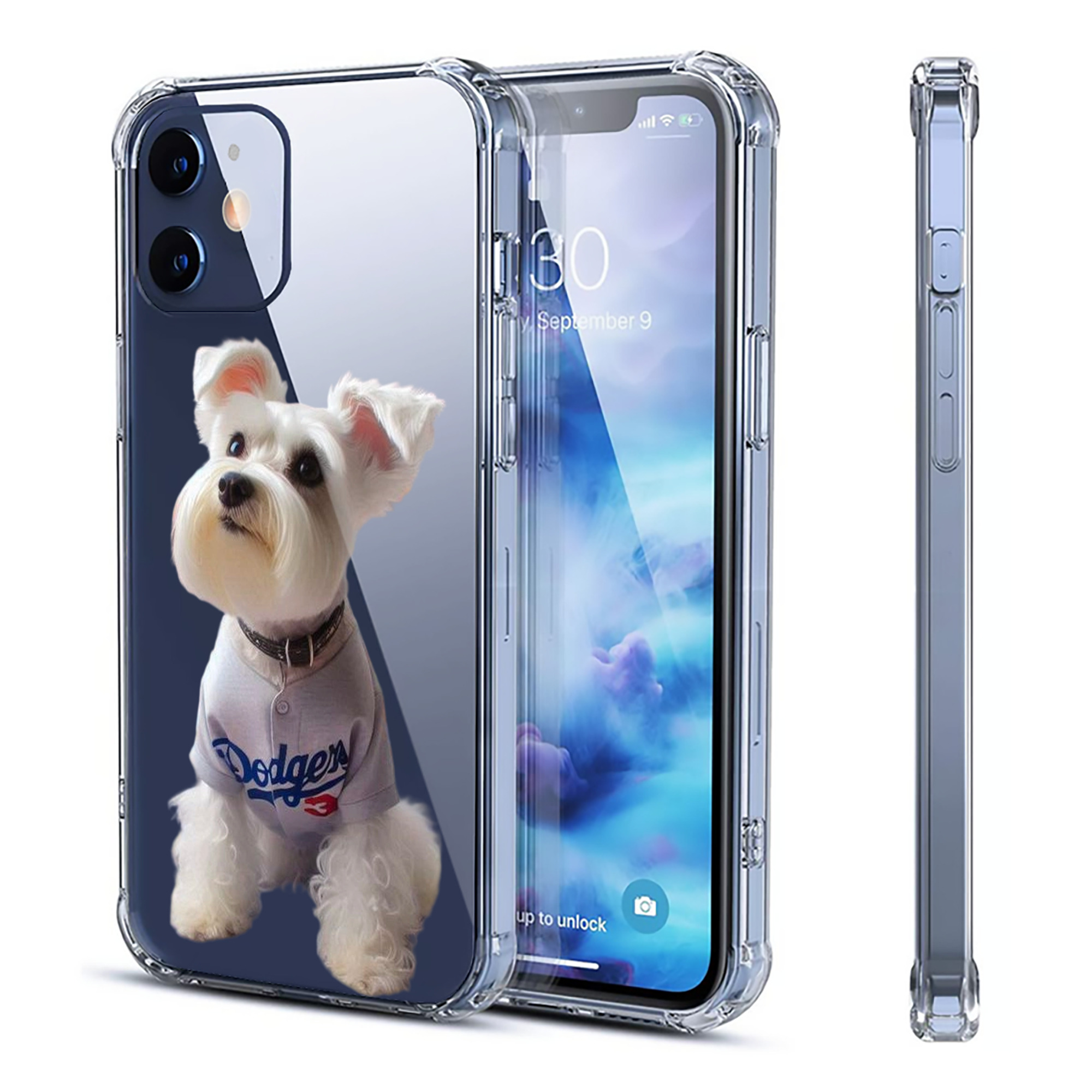  Clear IPhone 12 Case – Soft TPU With UV Print – Enhanced Drop Protection, Precise Fit, Anti-Fingerprint, Customizable Design, Scratch-Resistant, Yellow-Resistant